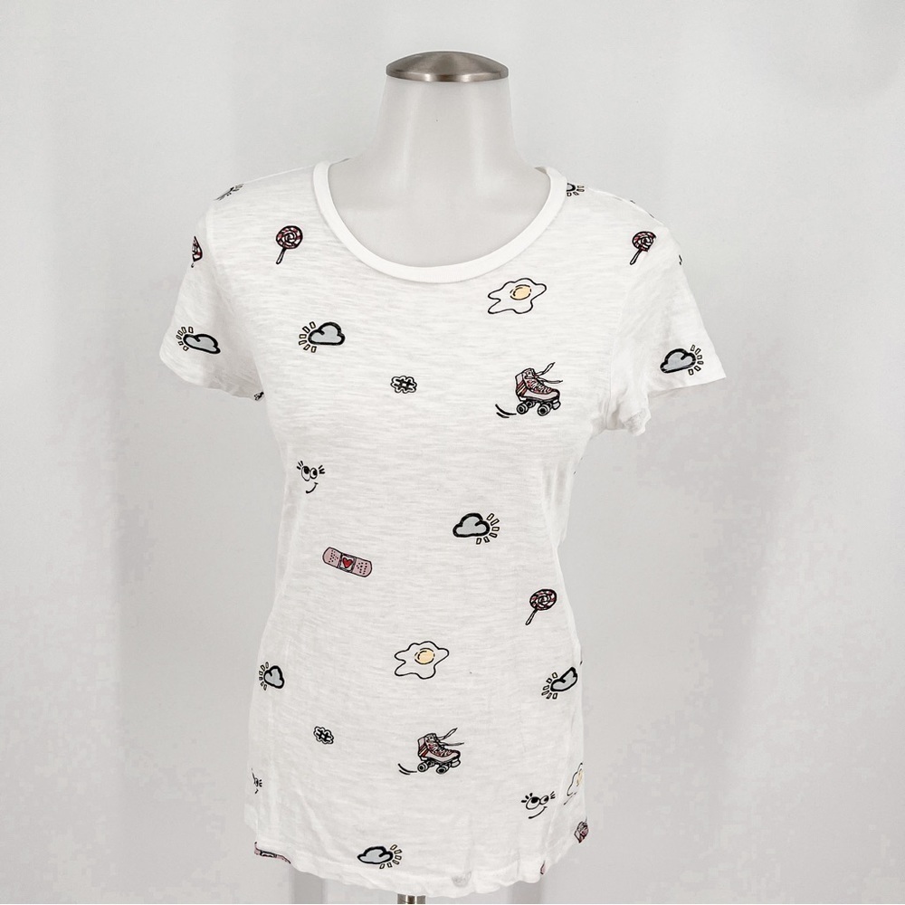 Forever21 Roller Skates and Eggs T-shirt